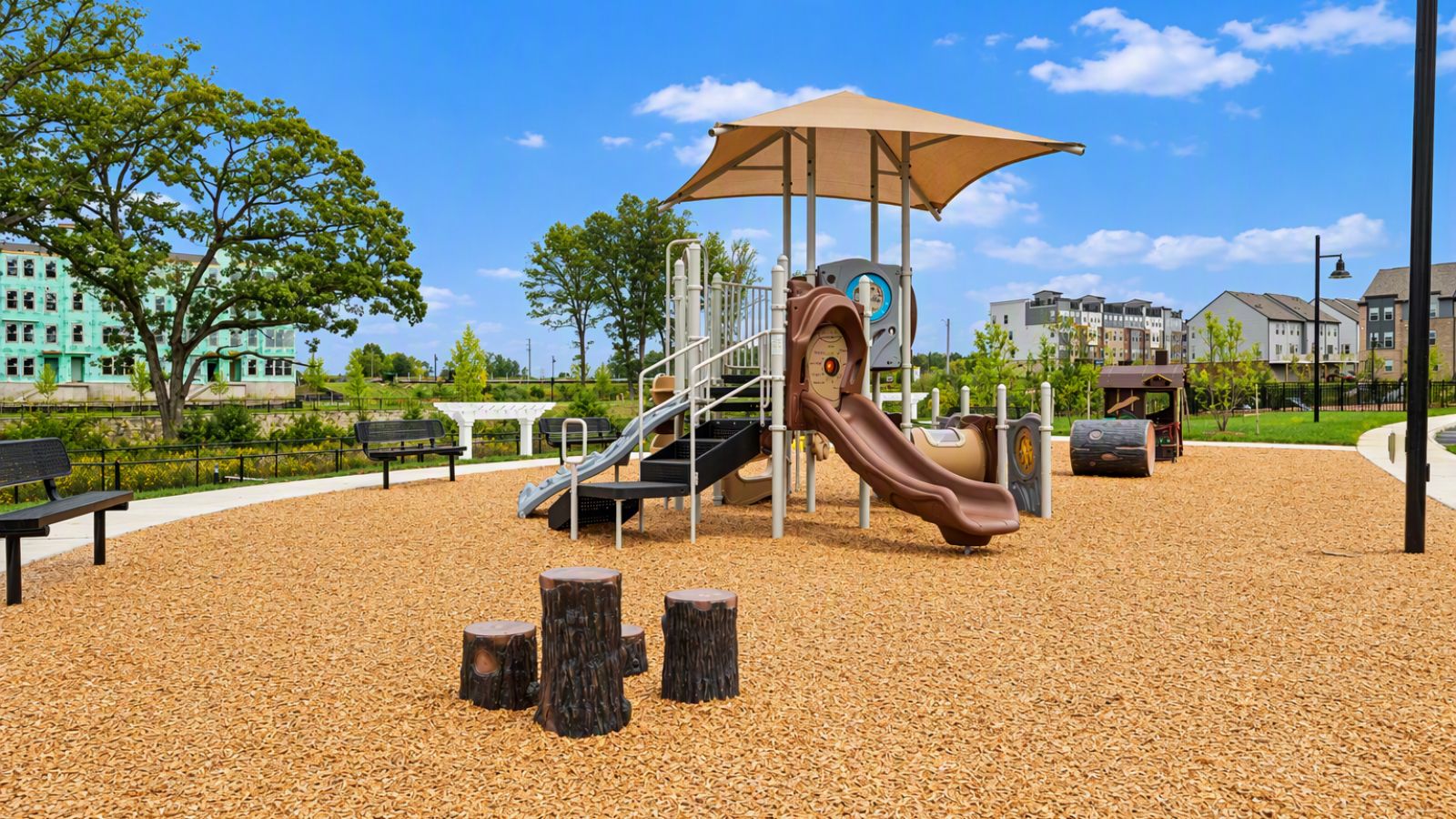 Playground amenity at Innovation Town Center by D.R. Horton, a new townhome community in Manassas, VA.
