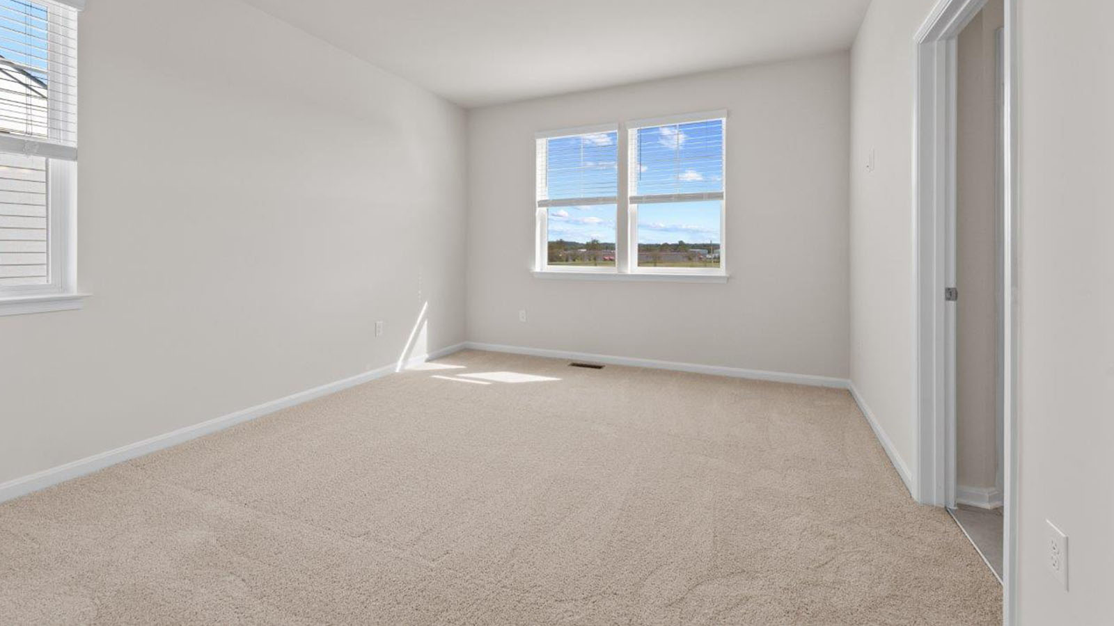 Bedroom in a third floor