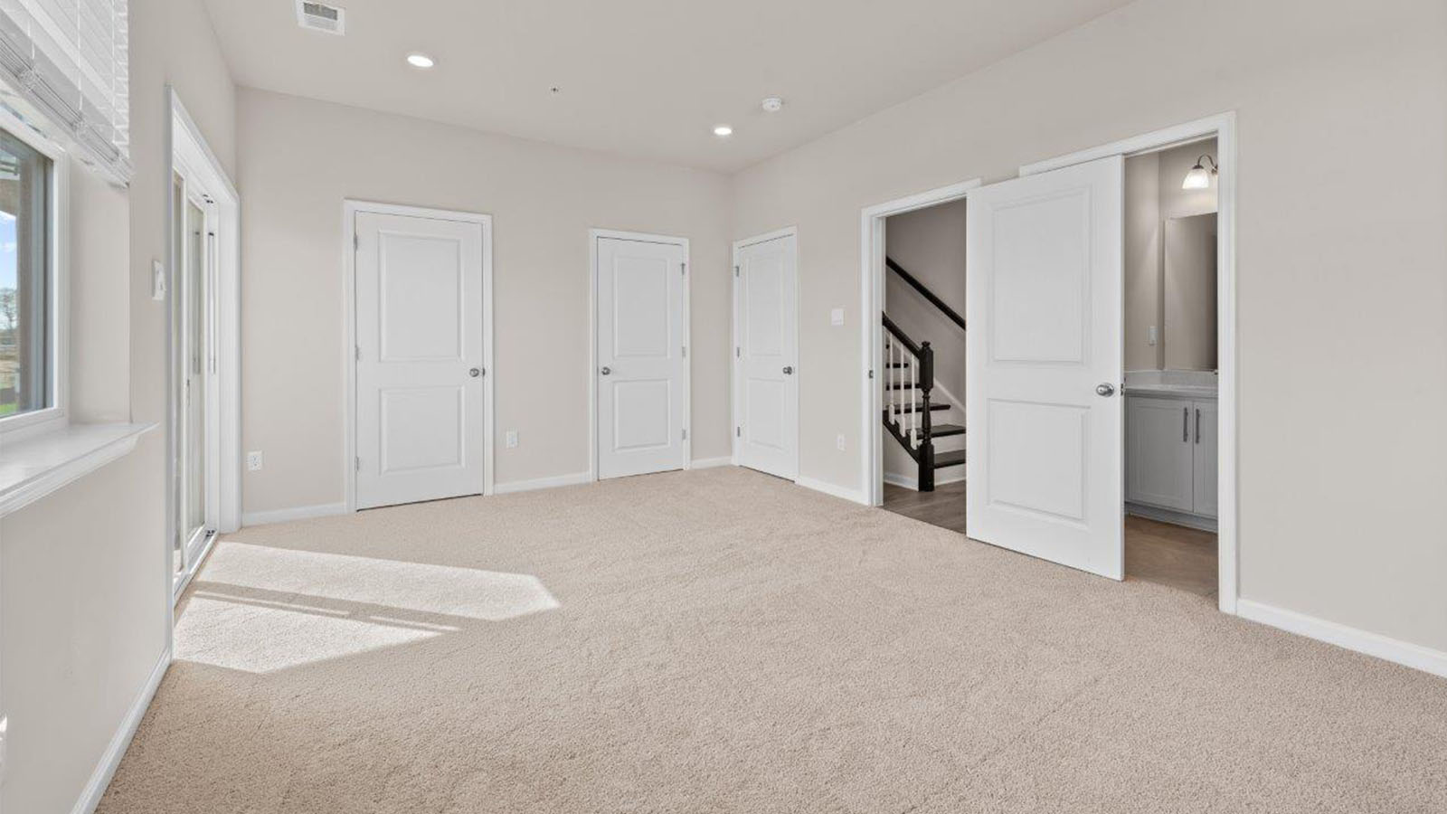 Master bedroom on the third floor