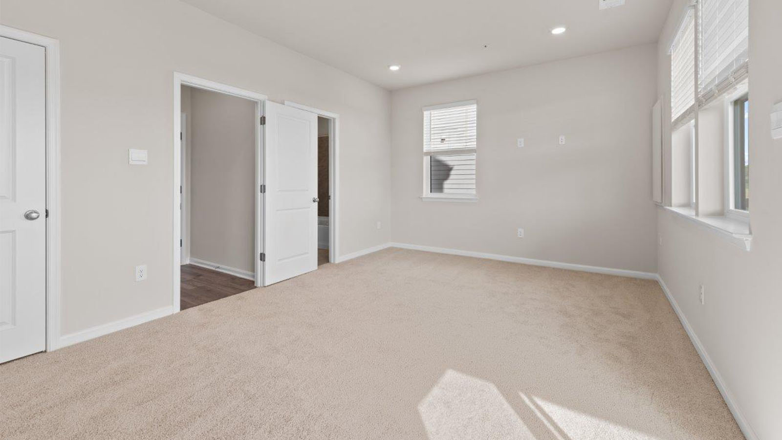 Master bedroom on the third floor
