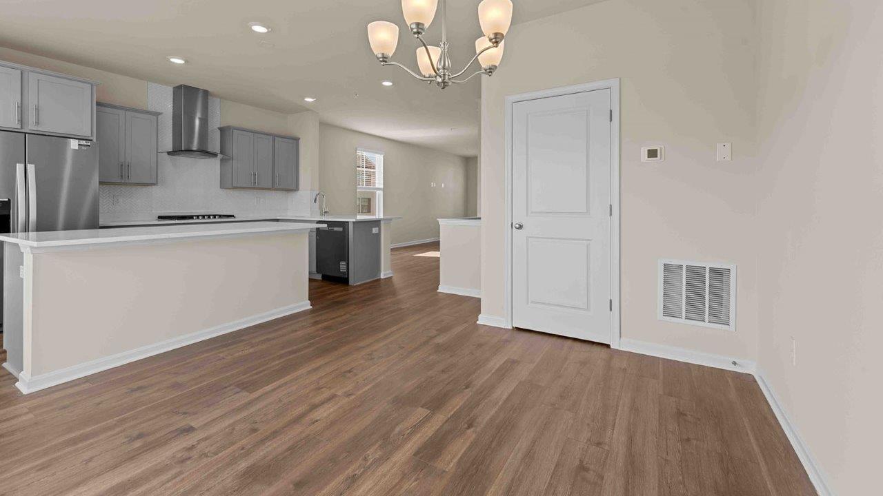 Dining room on a second floor