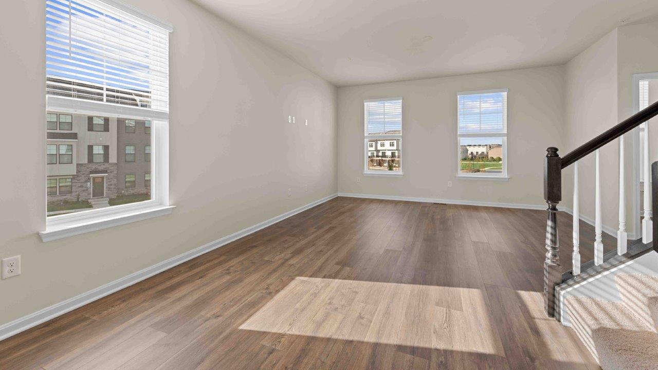 Living room on a second floor