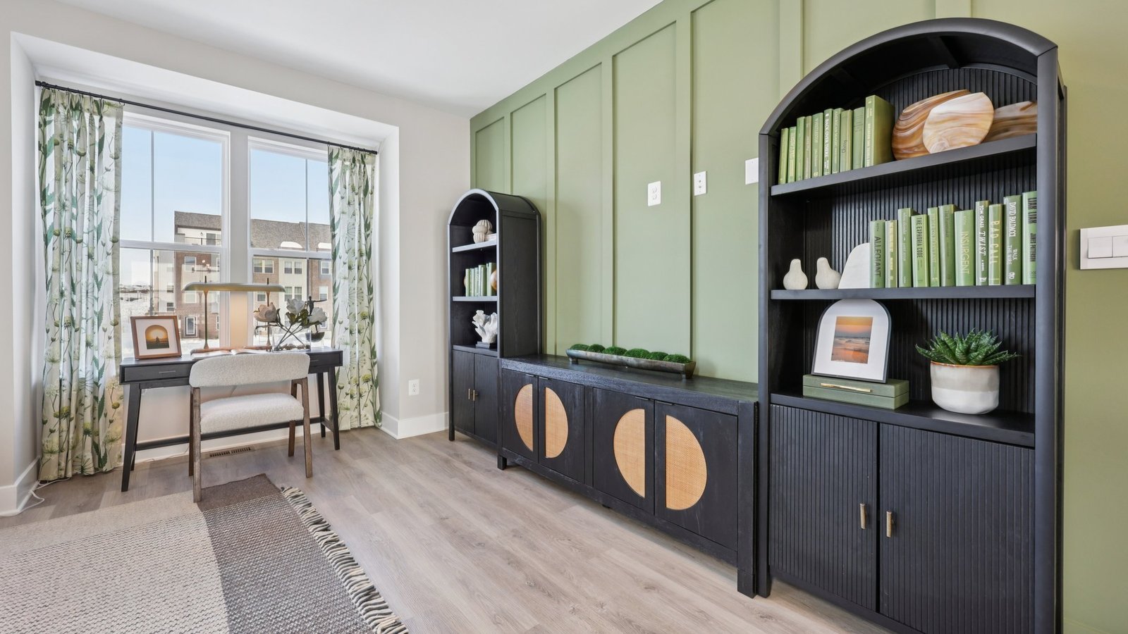 open concept living room