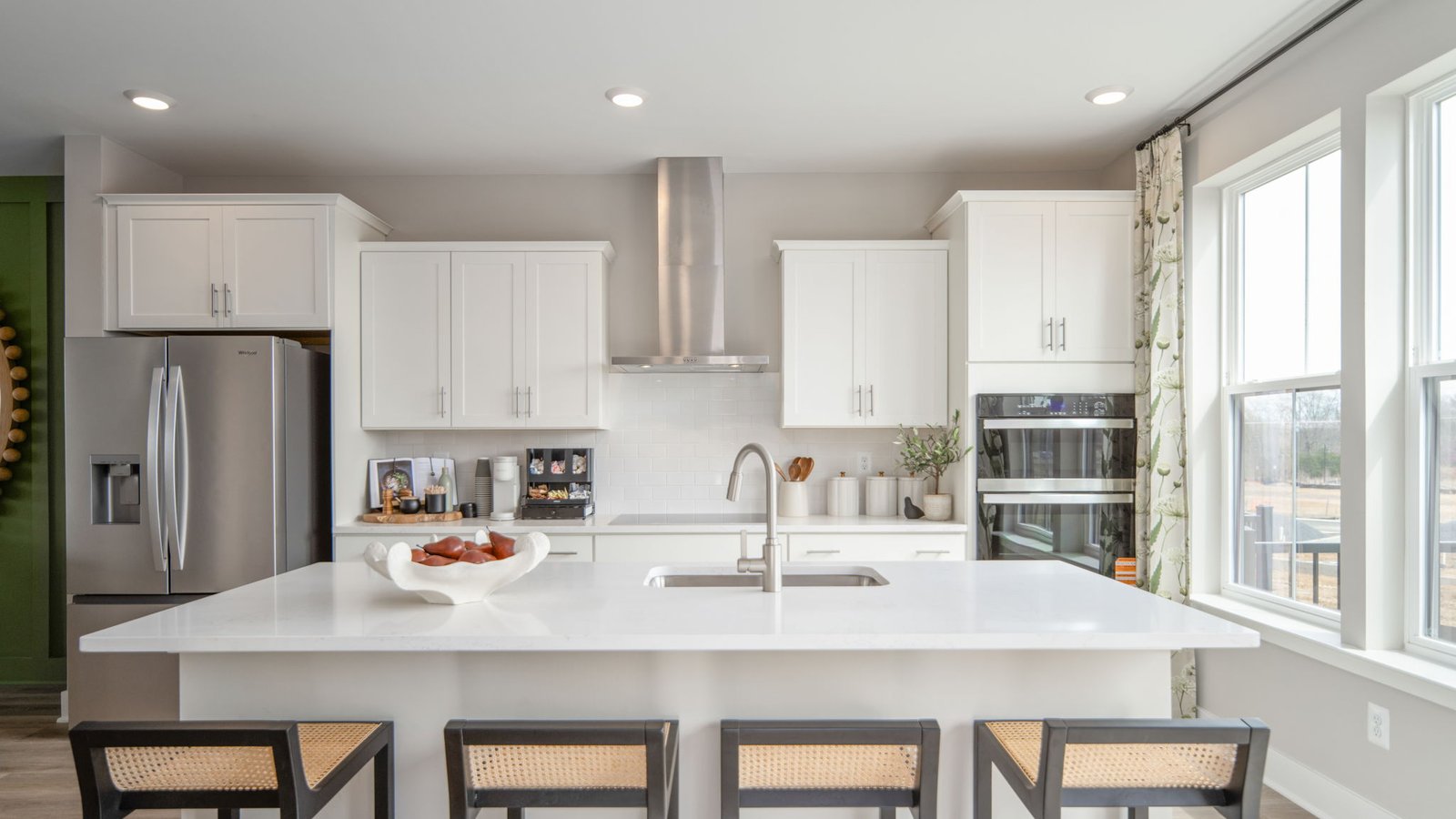 modern open kitchen space