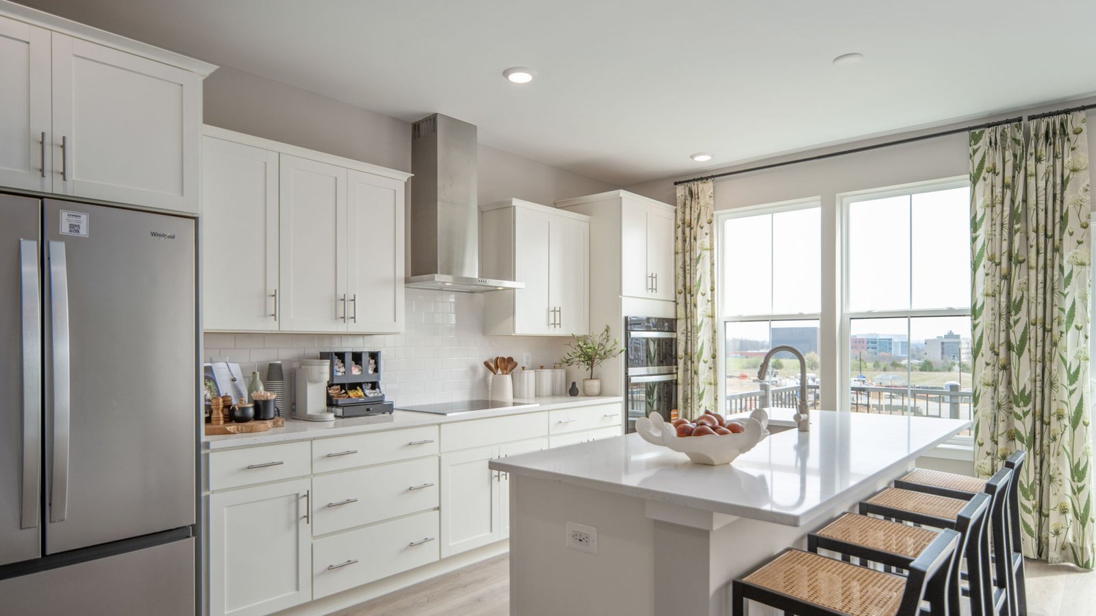 modern open concept kitchen