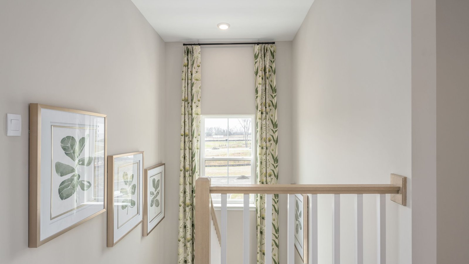 stairway flooded with natural lighting