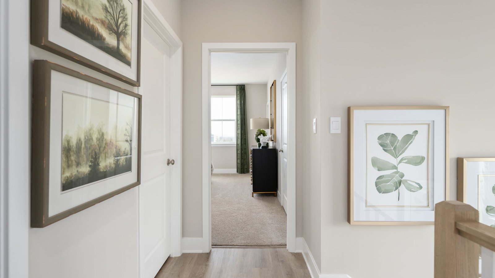 stairway flooded with natural lighting