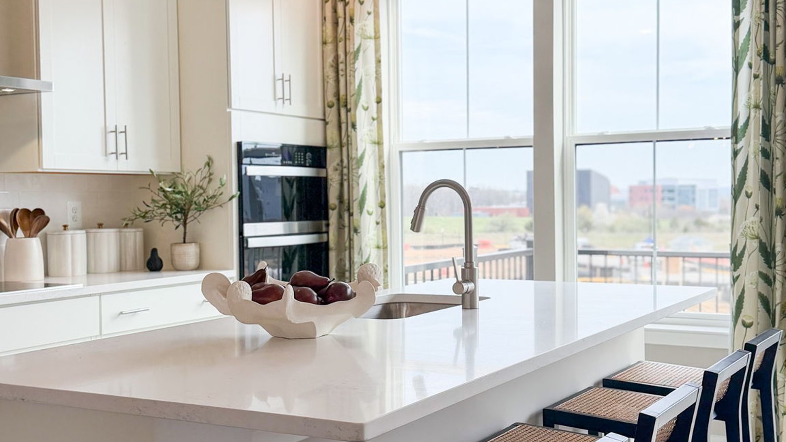 modern open kitchen space