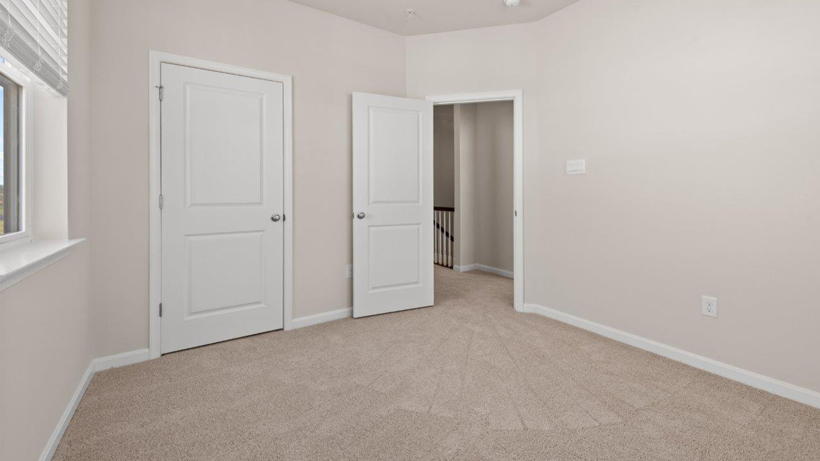 Secondary bedroom on a third floor