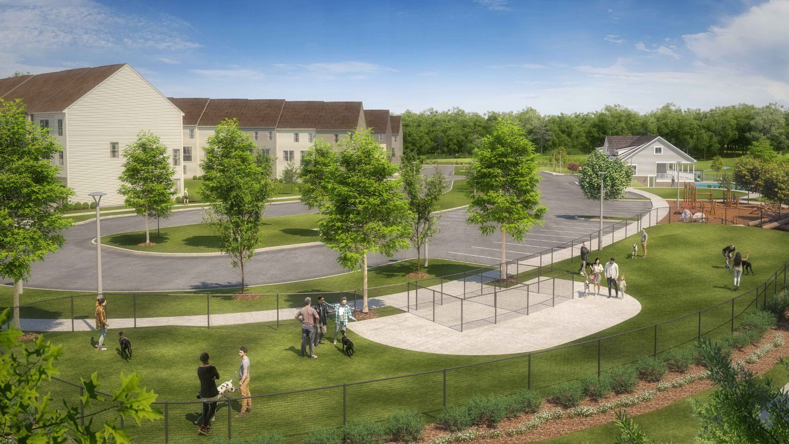 a dog park that our furry residents will love