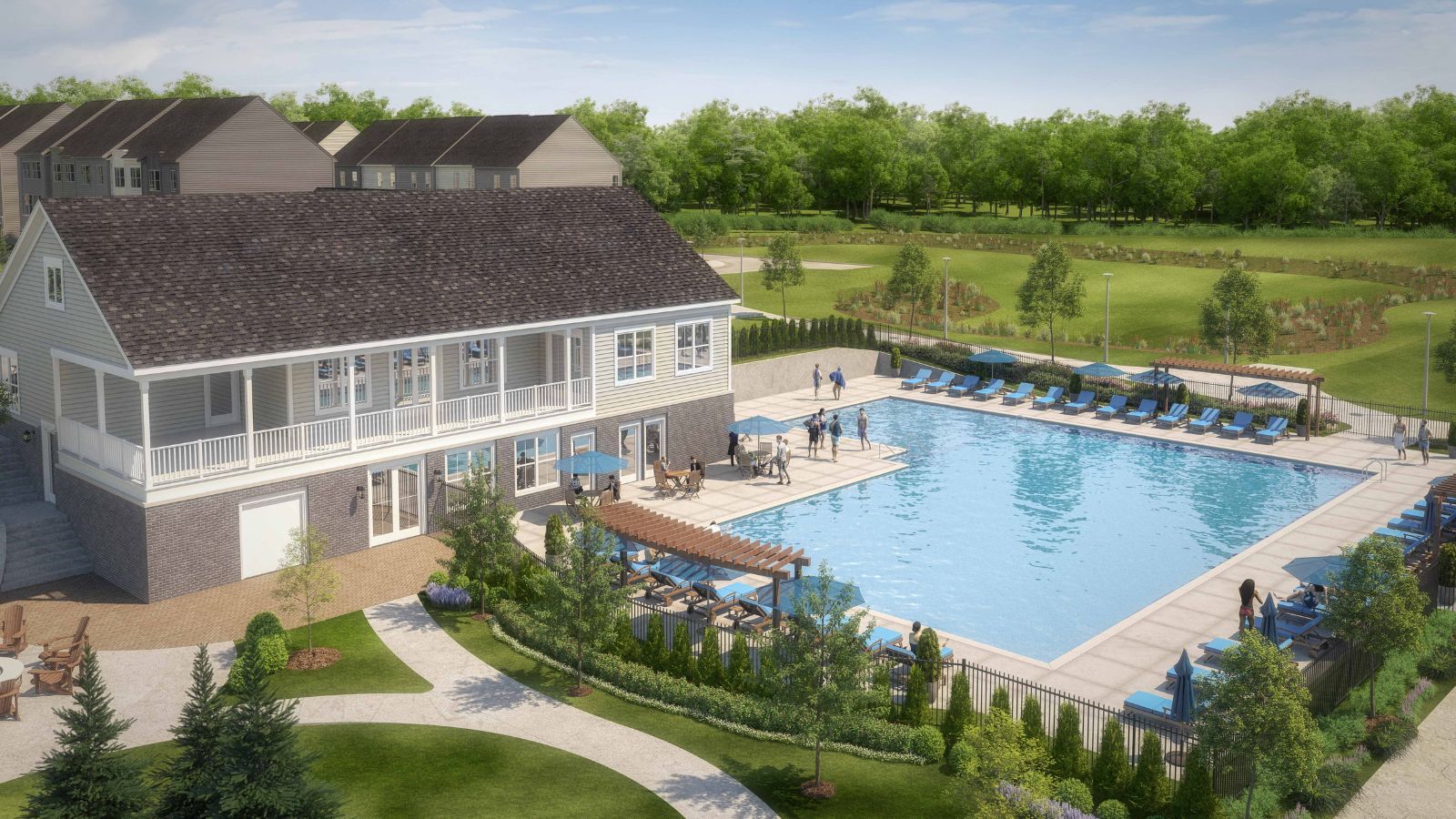 pool and clubhouse perfect for family fun