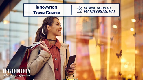 easy access to shopping at Innovation Town Center by D.R. Horton