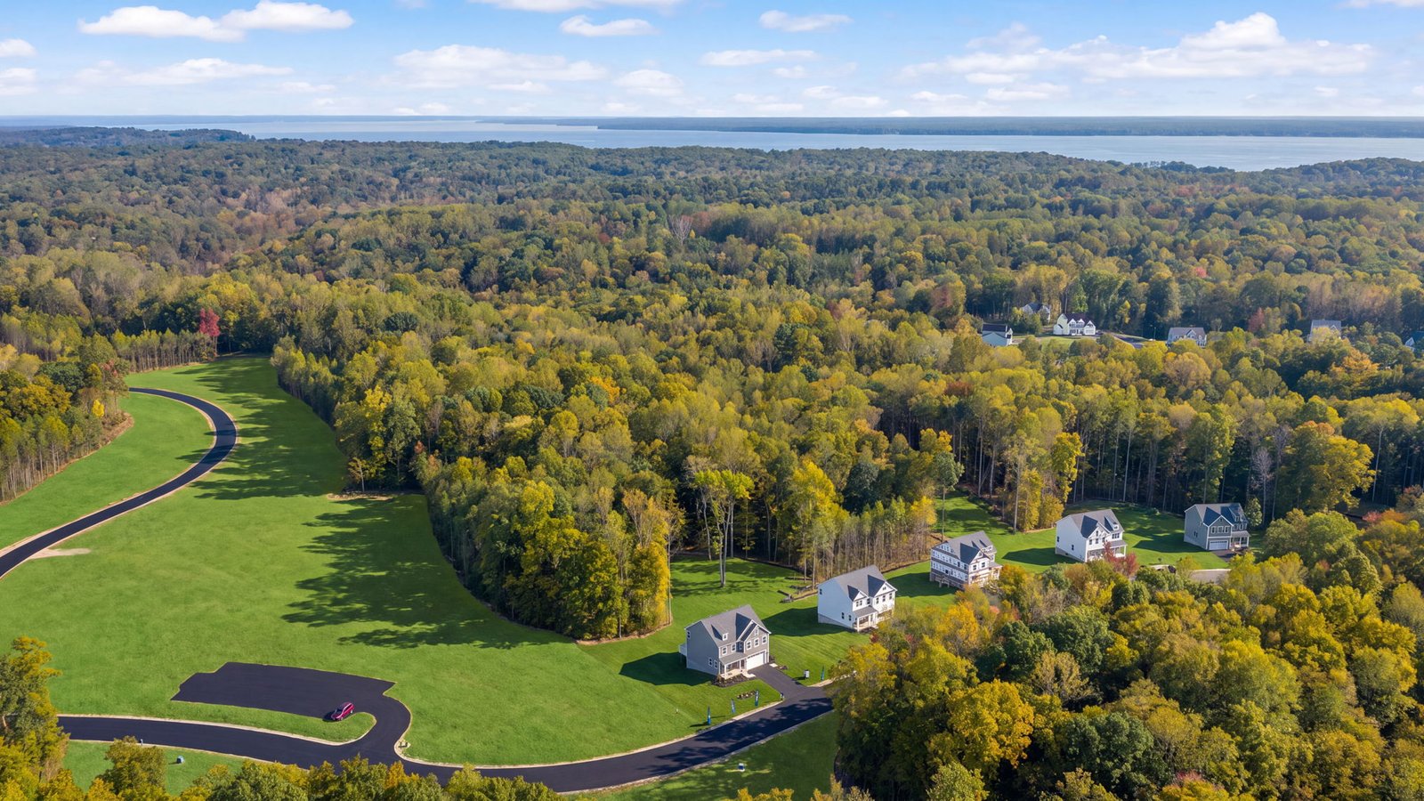 New single-family home in King George, VA, featuring a spacious homesite and welcoming front exterior.