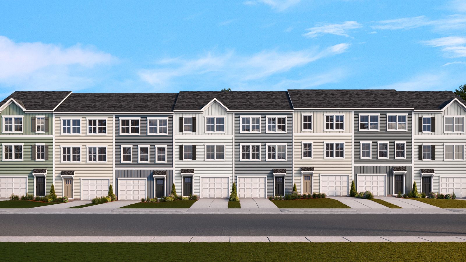 Adams townhome rendering