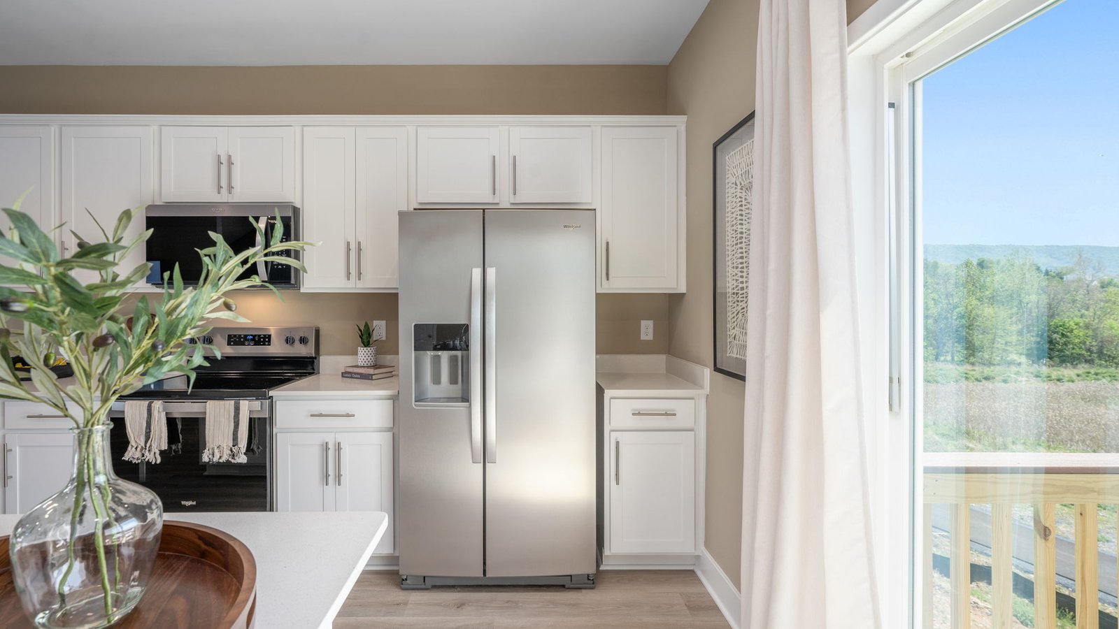 modern kitchen with open concept