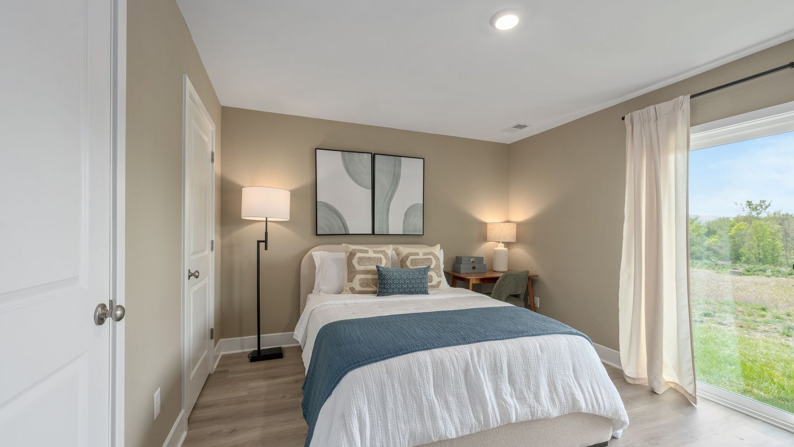 bedroom on lower level