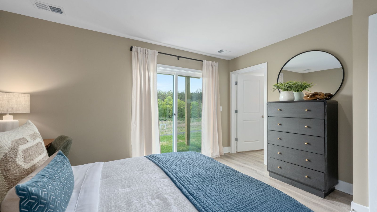 bedroom on lower level
