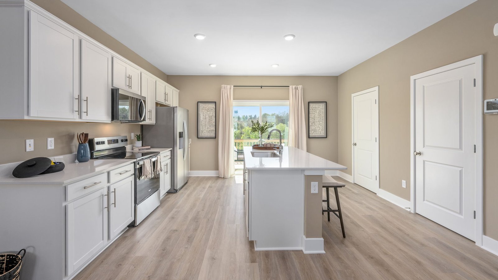 open concept modern kitchen