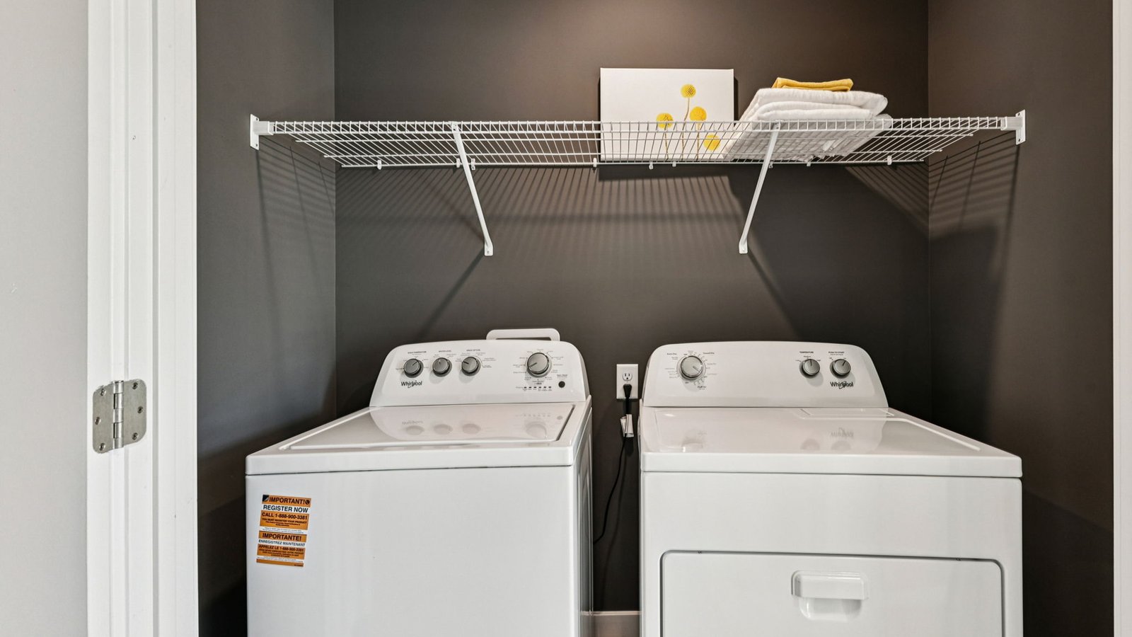laundry room with storage