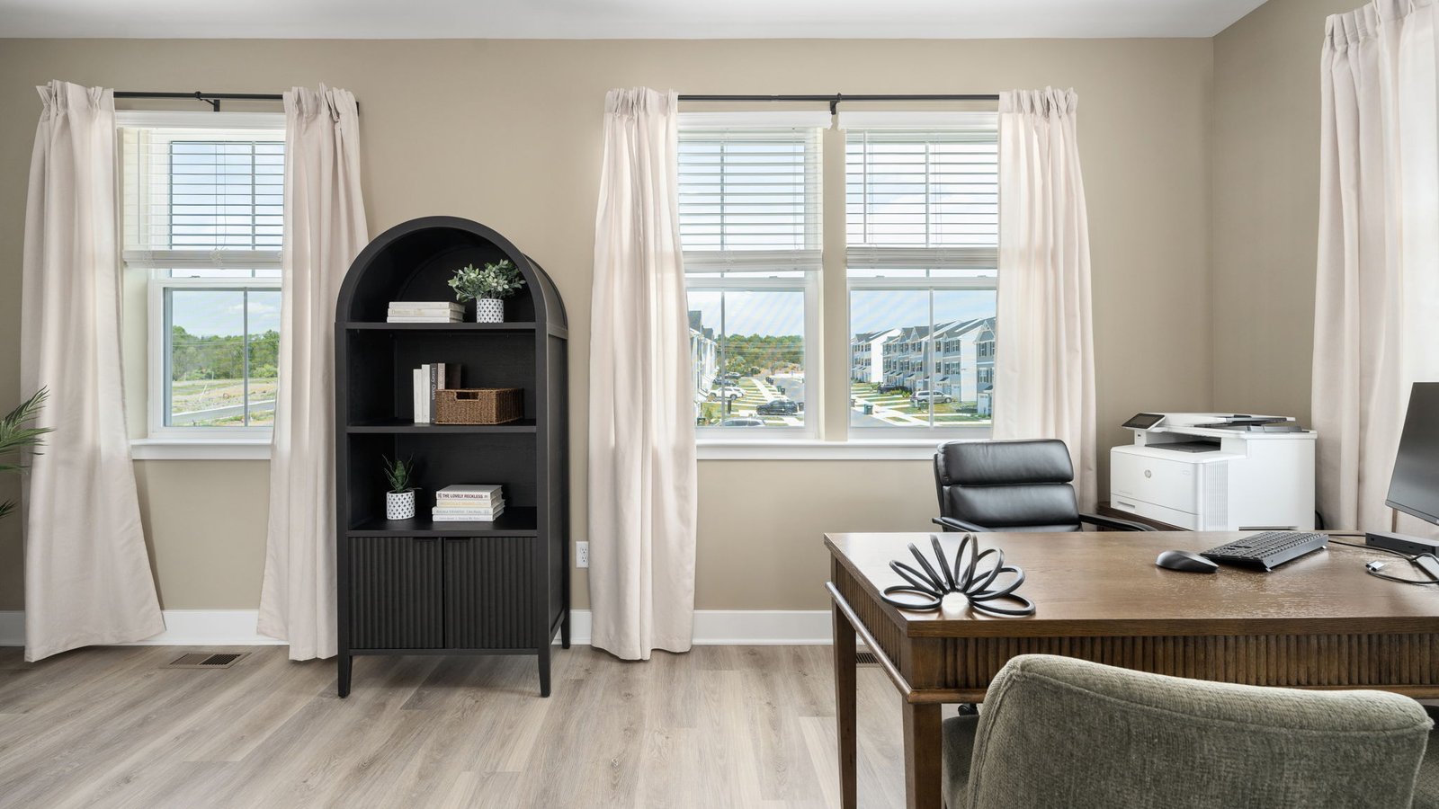 modern open concept living room