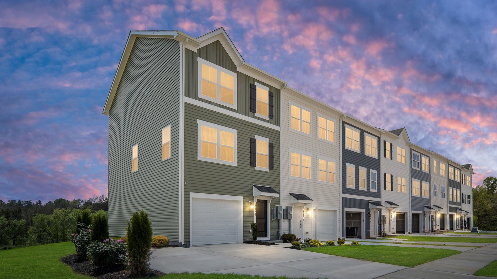 new townhome in Strasburg VA from the mid $300s