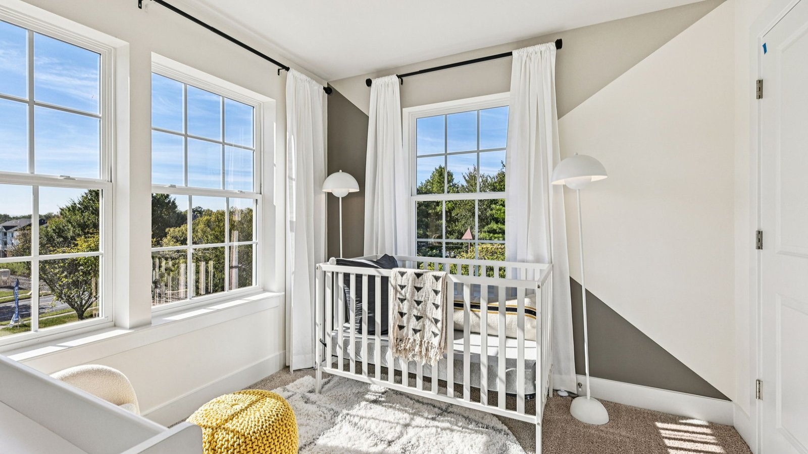 modern secondary bedroom