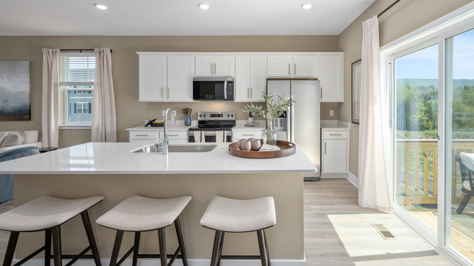 open concept kitchen