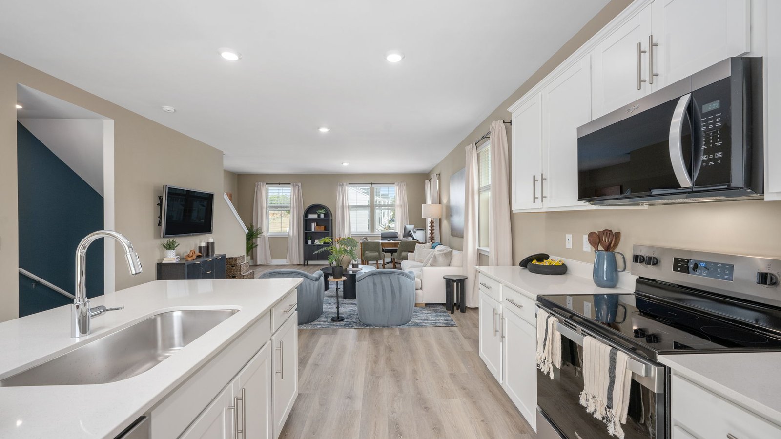 open concept kitchen