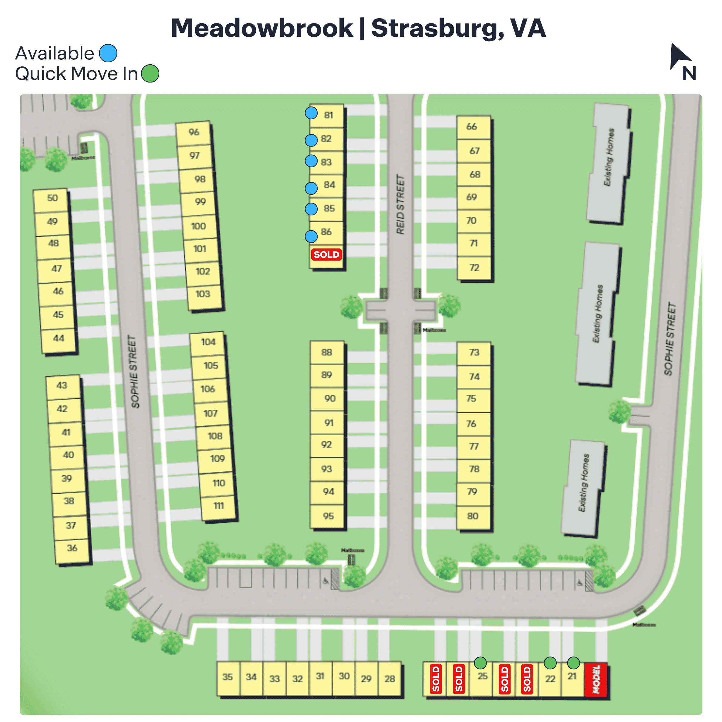 Static Lot Map