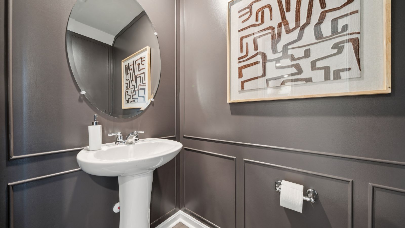 Half bathroom in new construction Waynesboro townhome