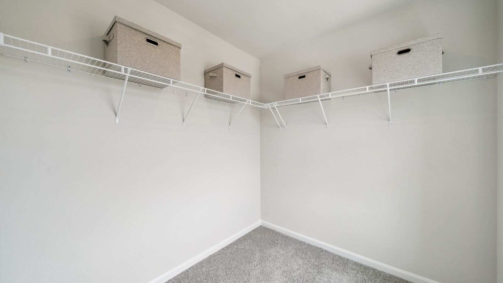 Primary bedroom in new townhome in Waynesboro, VA