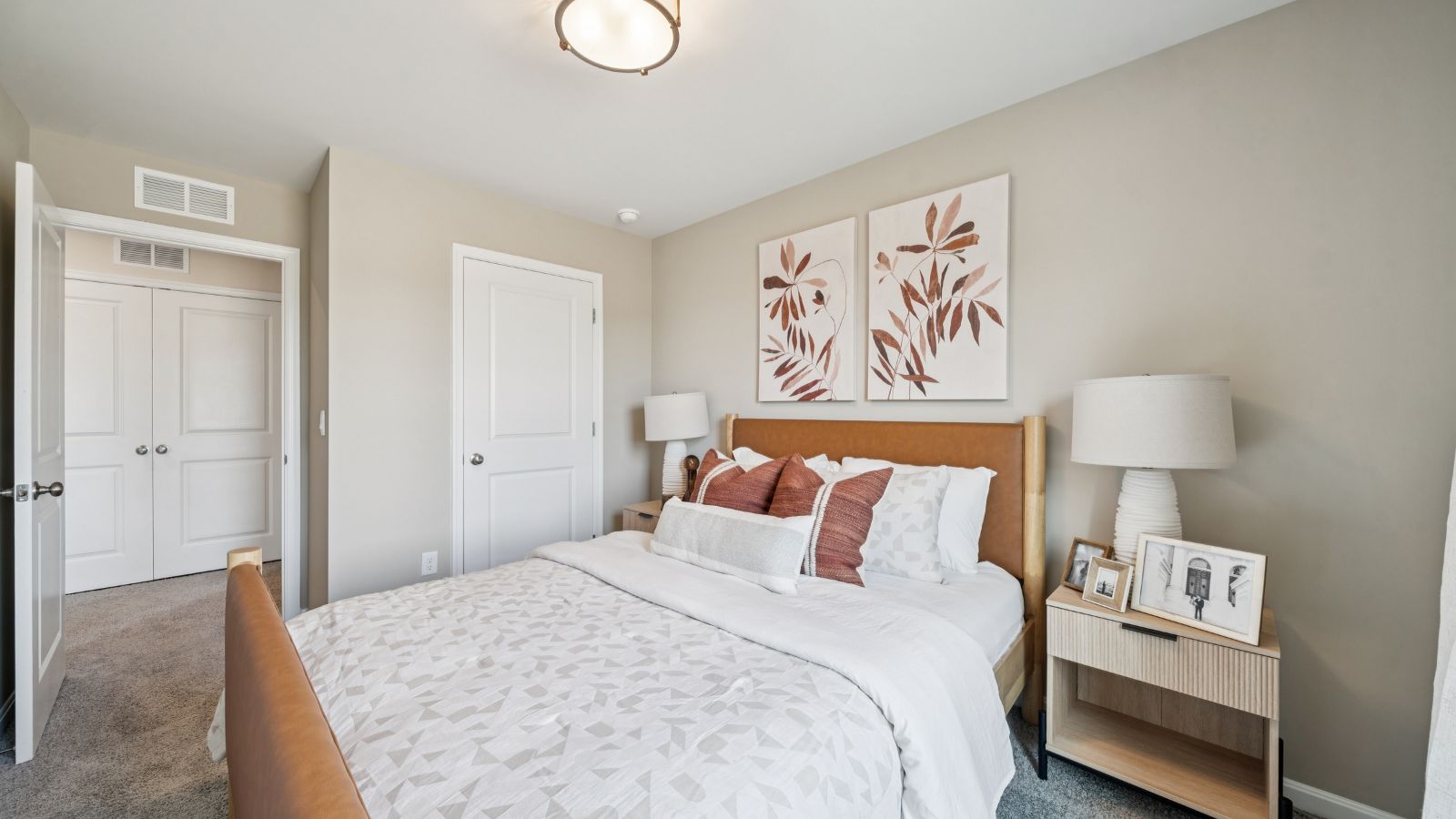 Secondary bedroom in Waynesboro, VA townhome