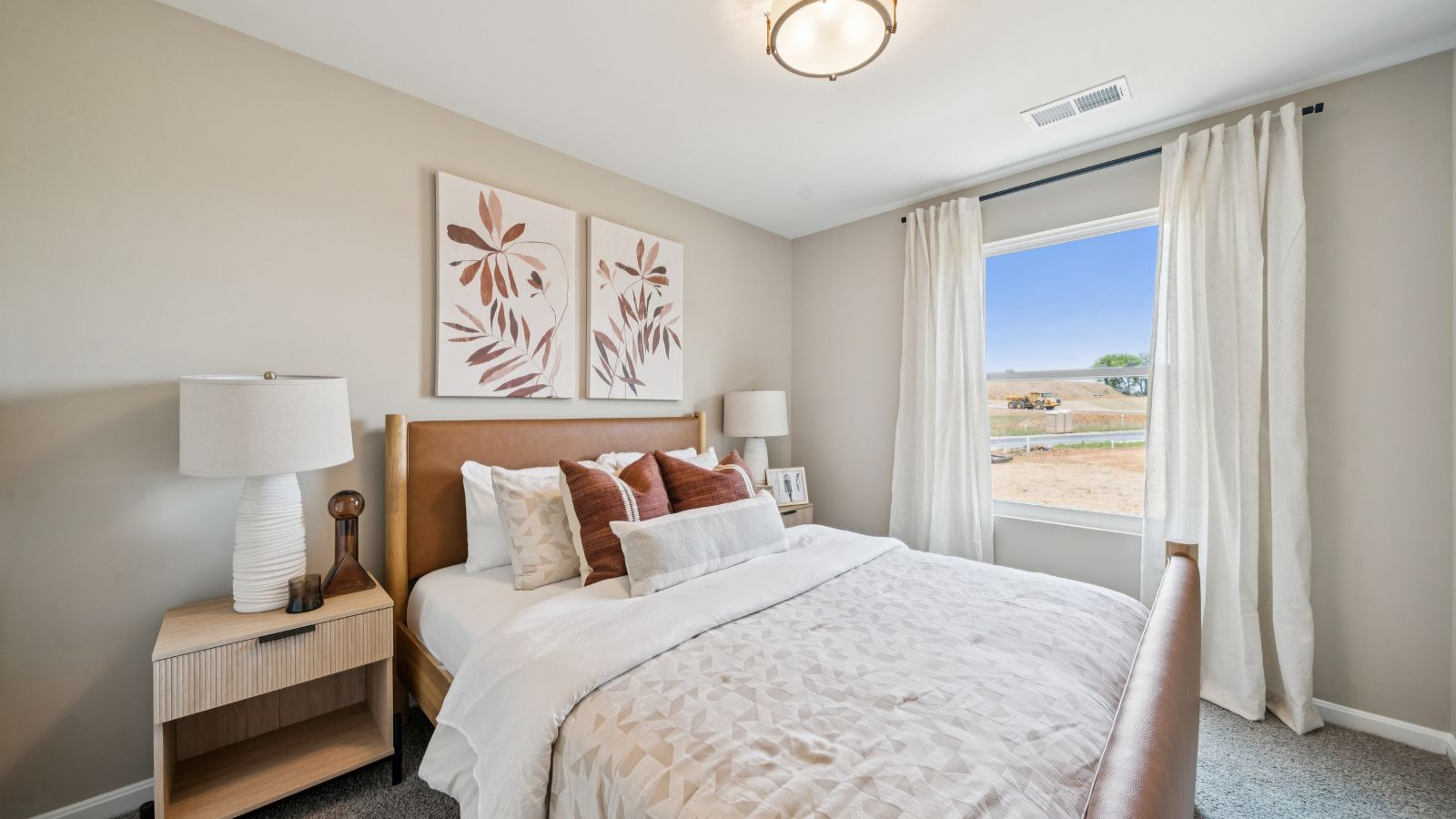 Secondary bedroom in Waynesboro, VA townhome