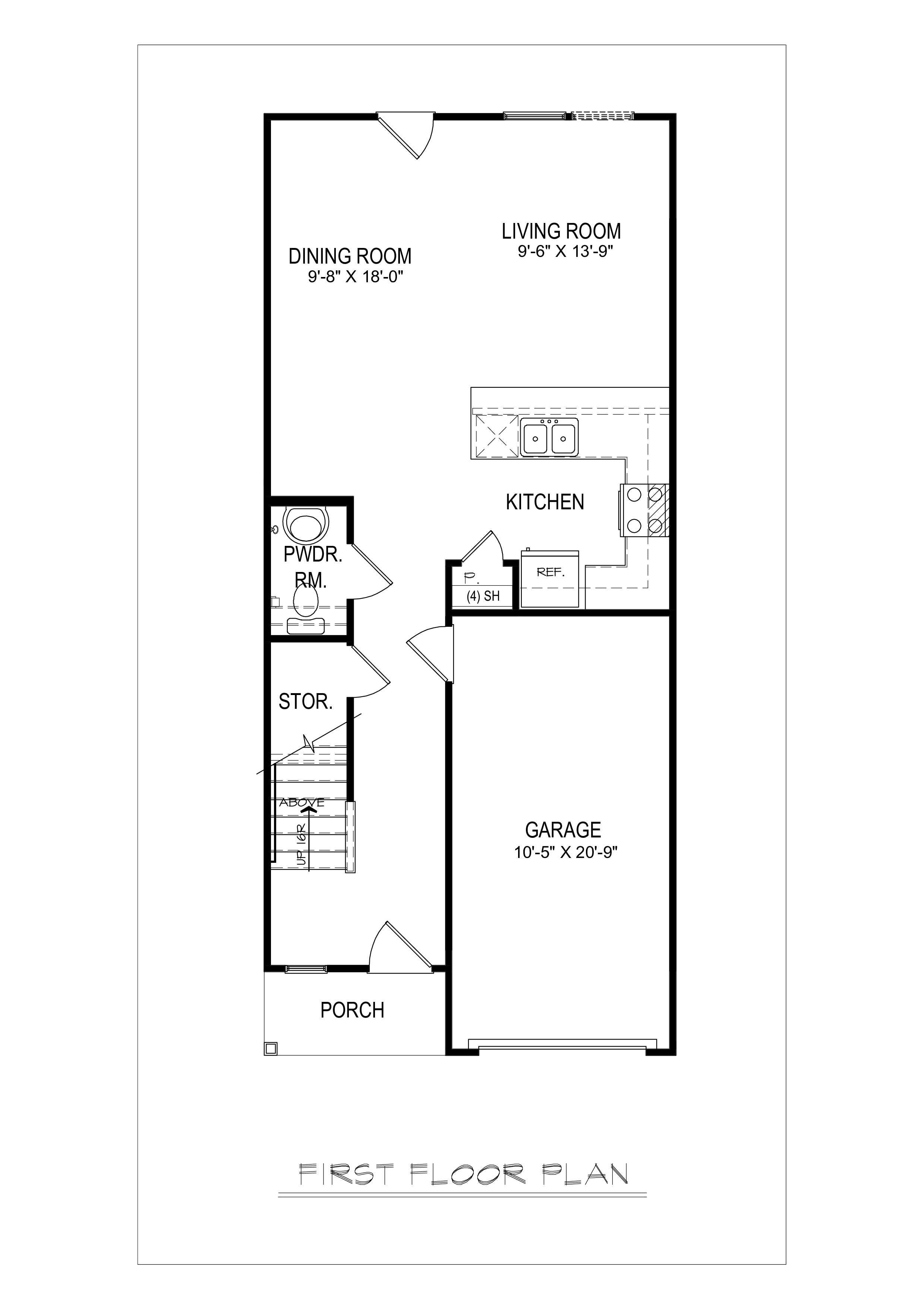 1st floor plan