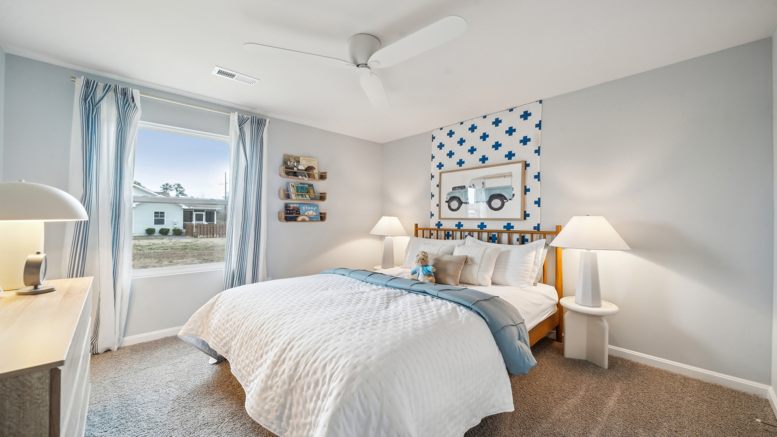 Multi-use bedroom, flex, office, study, craft, entertainment game room in D.R. Horton's new stylish construction home