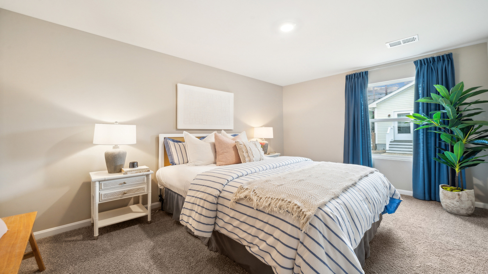 Secondary bedroom, flex, office, study, library, entertainment, game, craft room in this Eagle Ridge new home