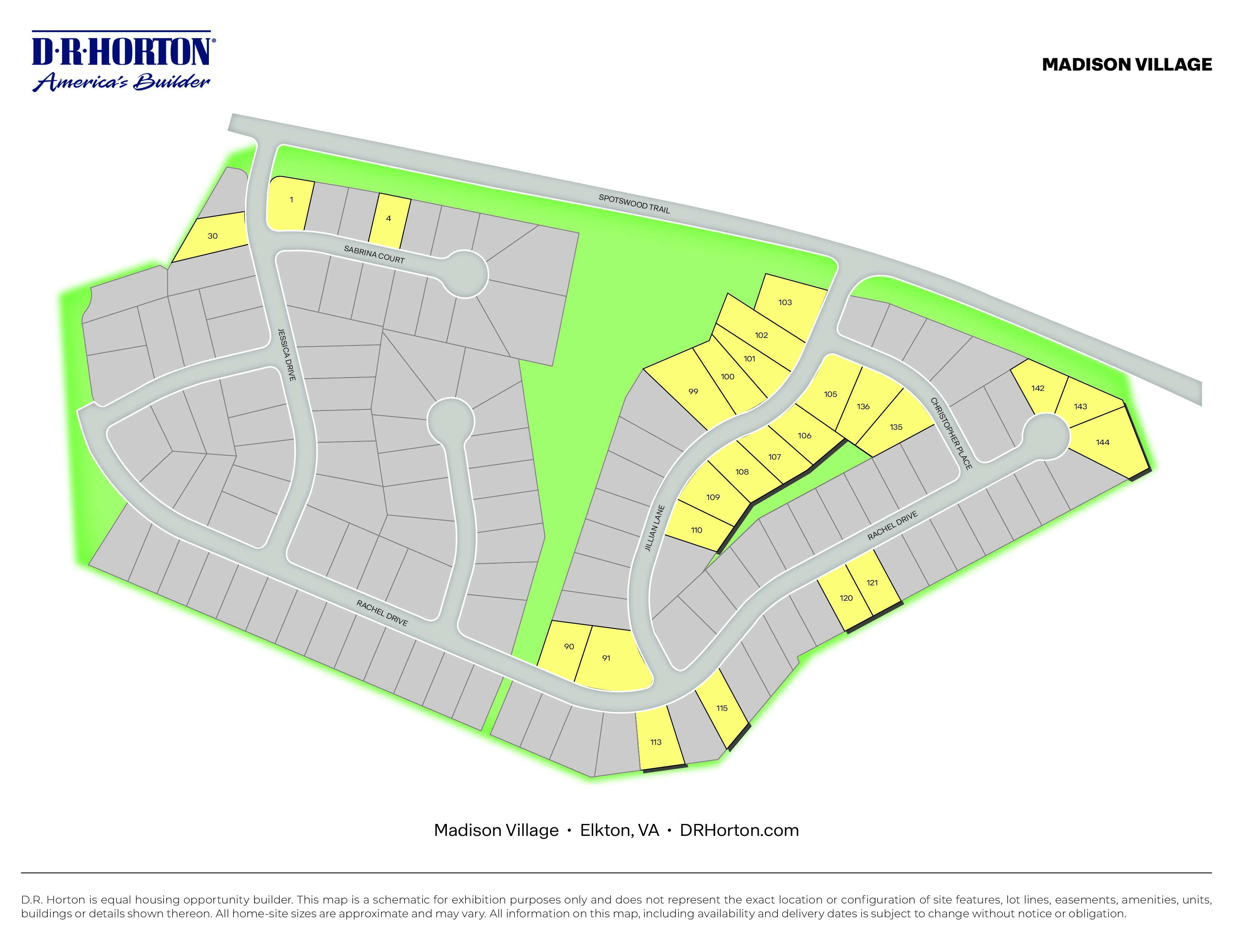 Static Lot Map