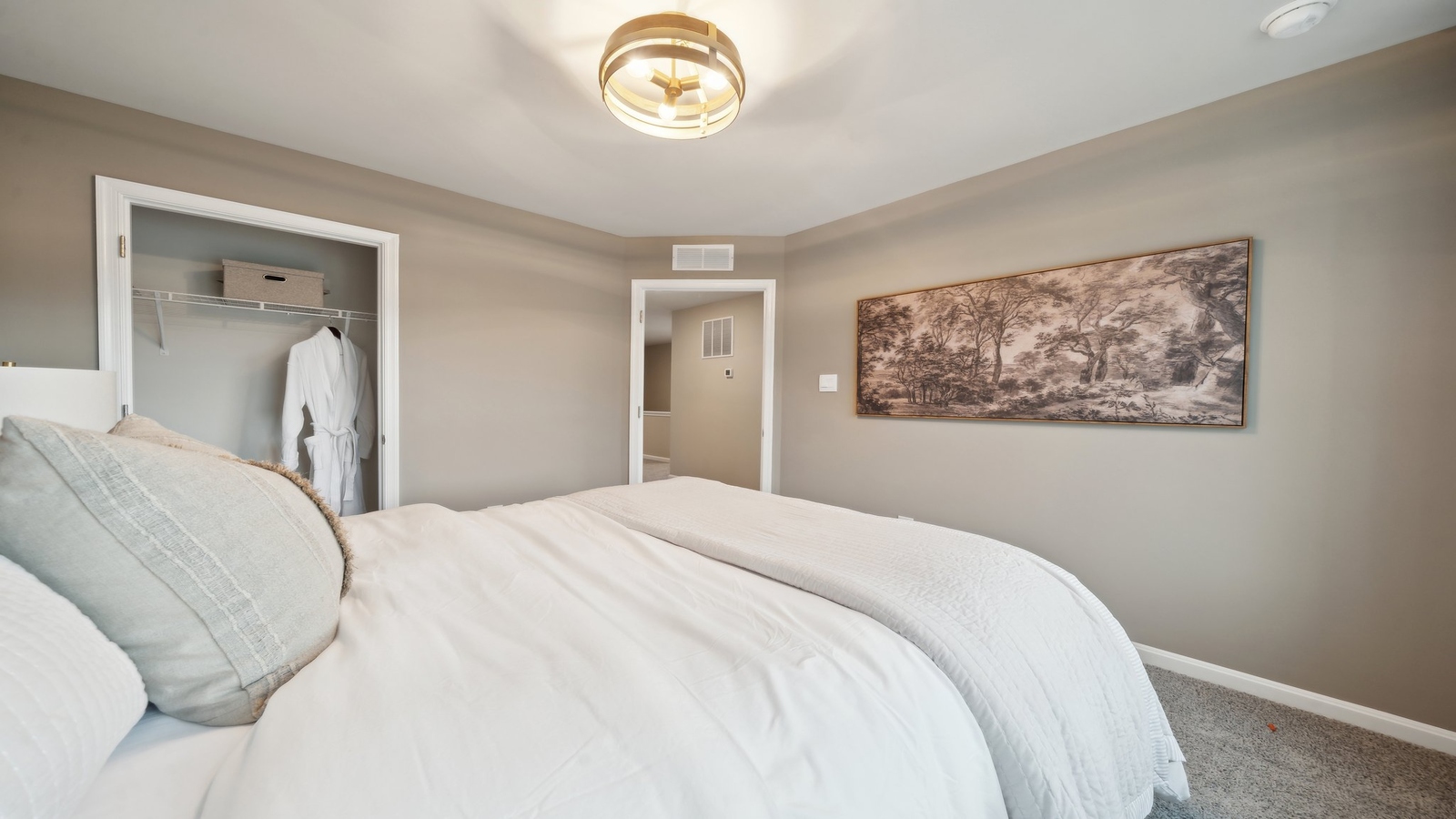 D.R. Horton flex room with large windows offering natural light and everyday flexibility