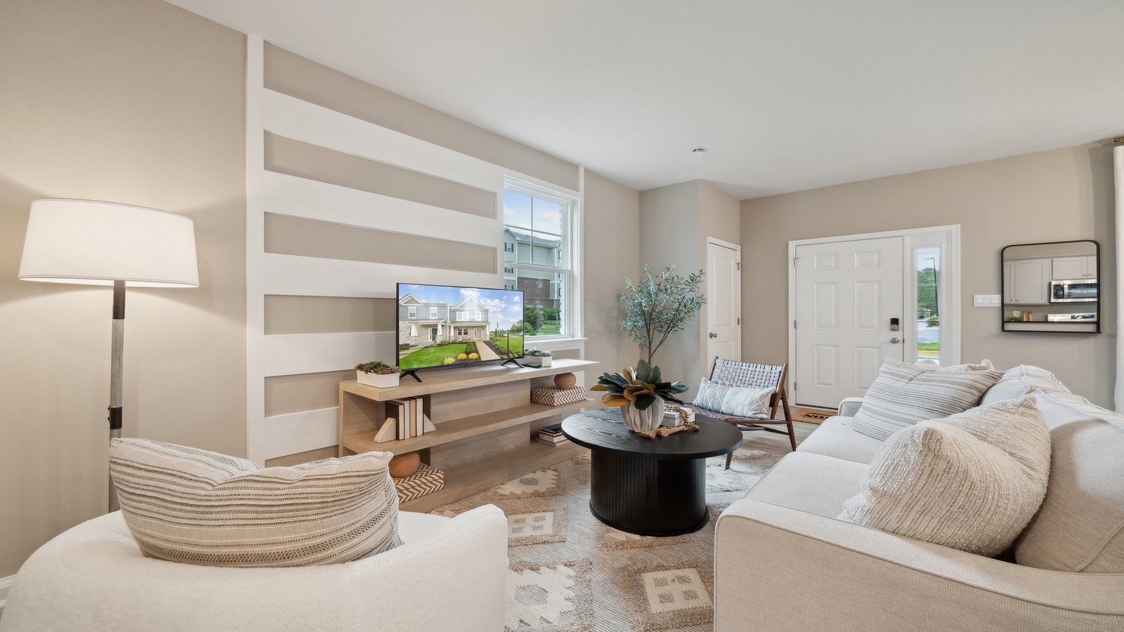 Multi-use bedroom, flex, office, study, craft, entertainment game room in this D.R. Horton new construction home