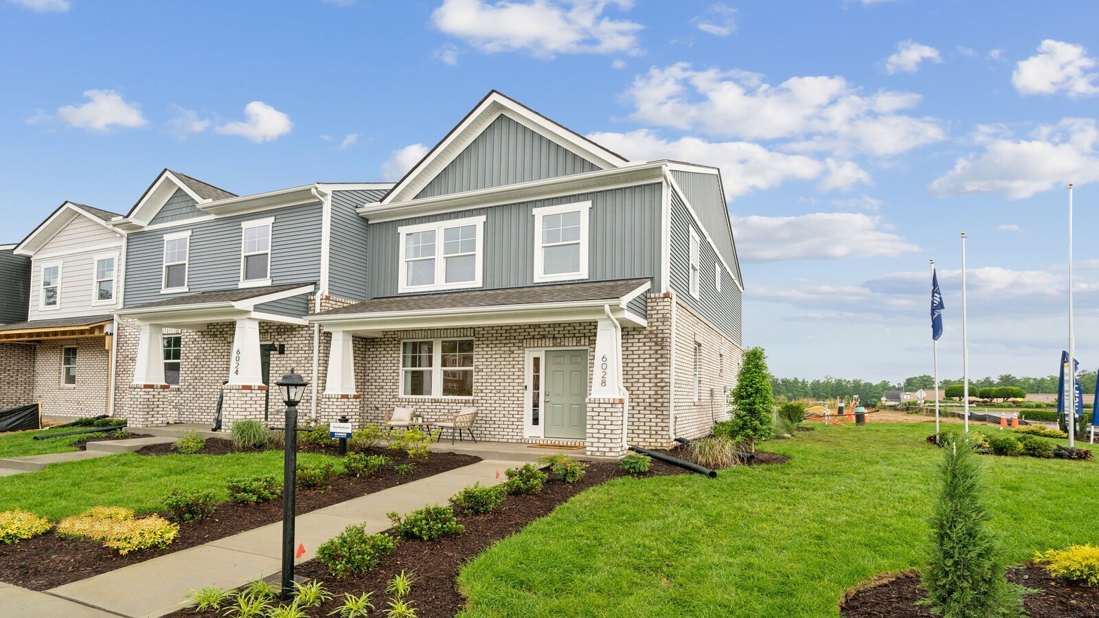 5916 Banyan Lane, North Chesterfield, VA, Watermark, D.R. Horton new construction townhome with garage, new yard