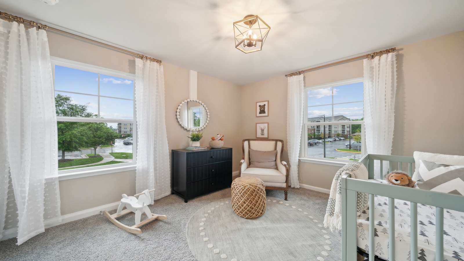 Secondary bedroom in Chappell Creek includes natural window light, closet with sizeable space, connectivity