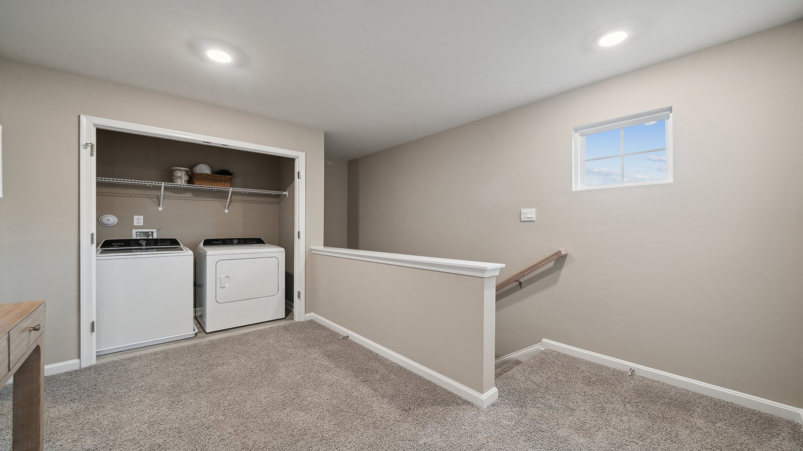 Loft, adjacent bedrooms, bathrooms, flexibly designed living, stairs, new washer, dryer and near kids zone, office, gaming