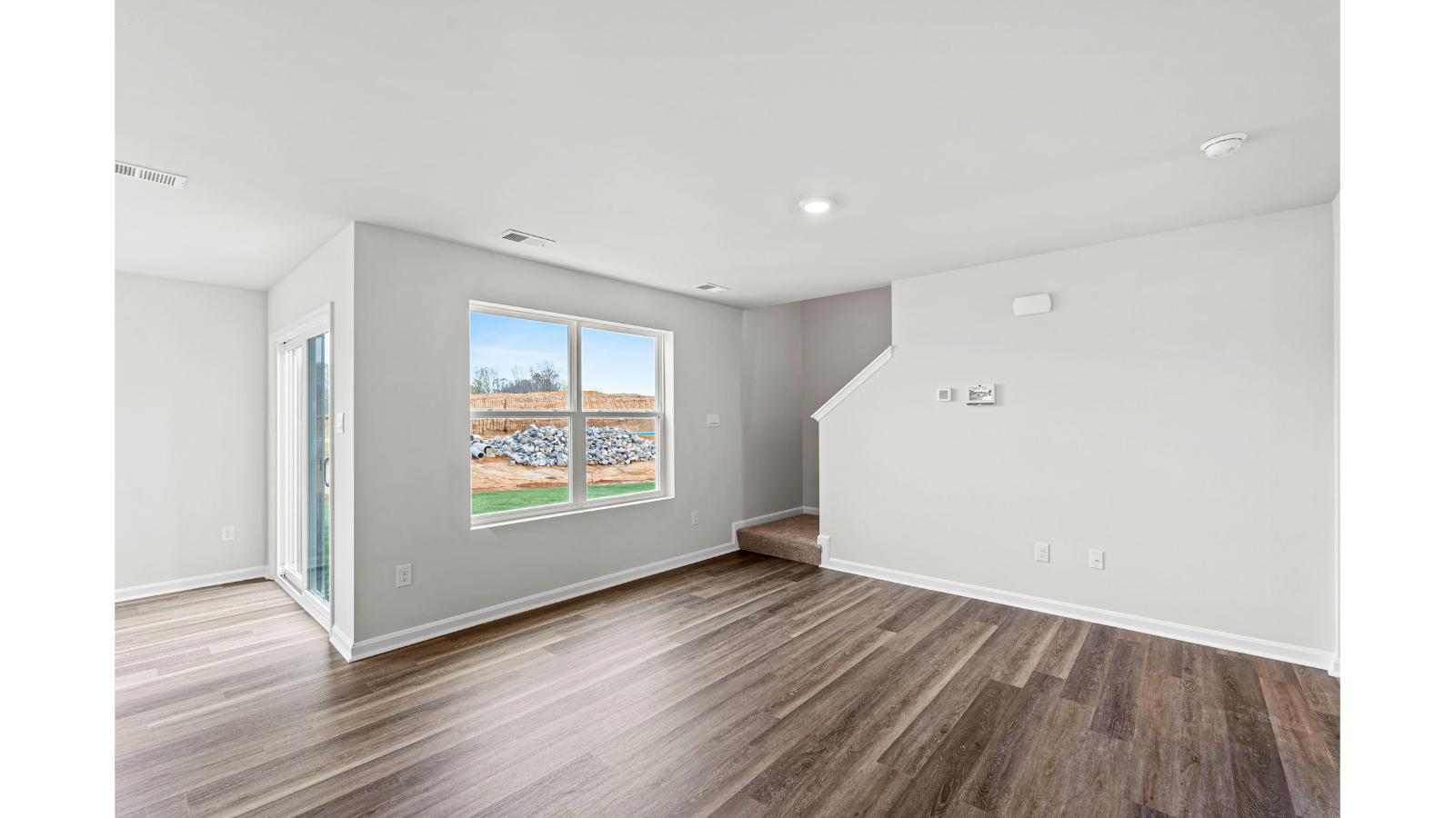Dining space near foyer in Arbors at Farms of New Kent D.R. Horton residence