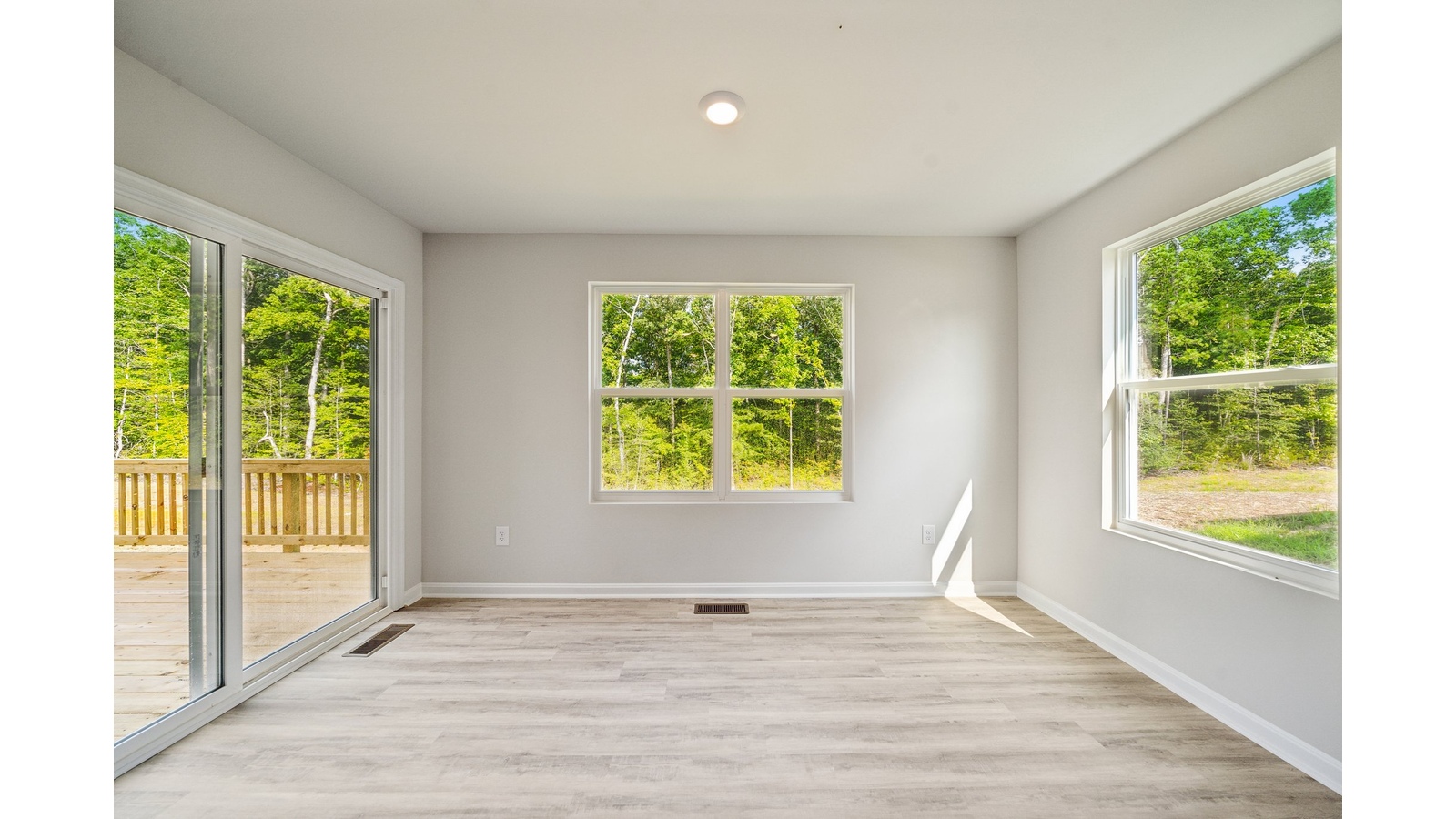Living room built for adaptable daily living and entertaining with ample space, and Fresh Open Concept Design integration