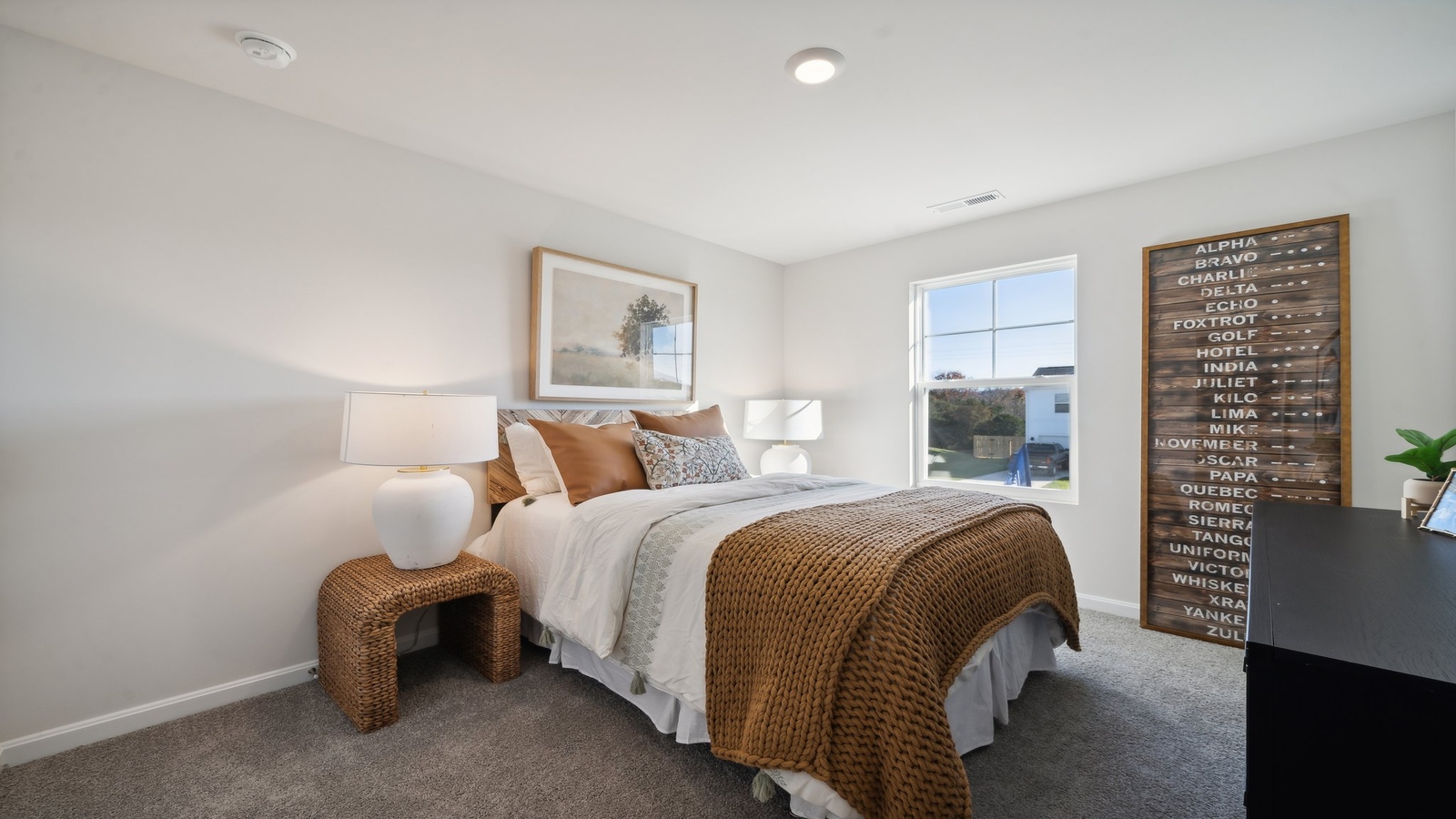 Spacious D.R. Horton flex room offering versatile design potential in a new home setting