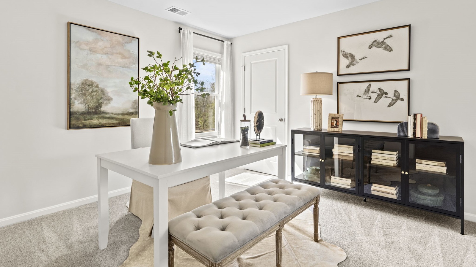 Secondary Bedroom Flex-Office-Study-Entertainment Game room in this D.R. Horton new construction home