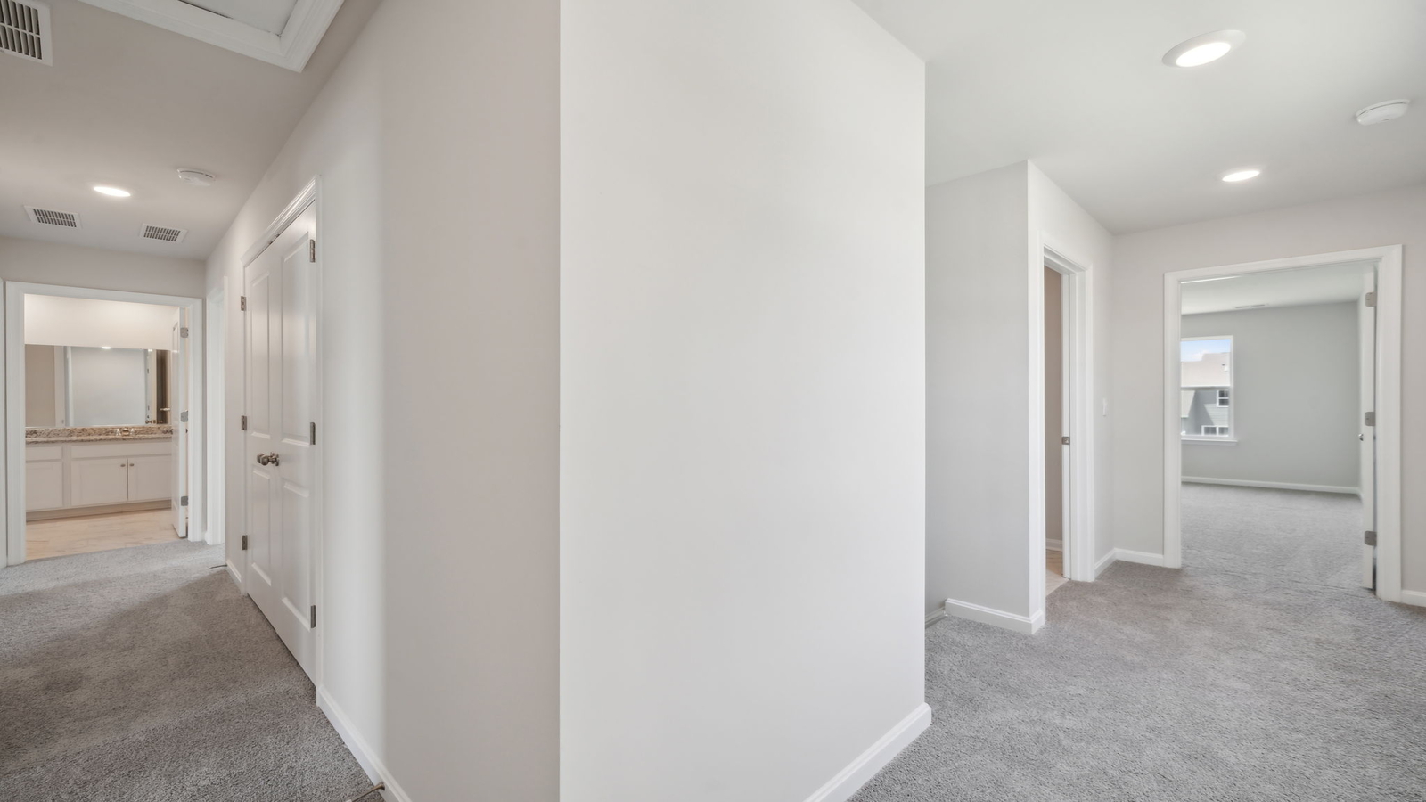 Loft + Secondary Bedroom Loft a the top of the stairs layout provides zoned living-sleeping areas for remote work, study, or visitors