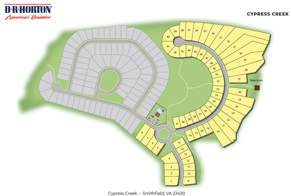 New Homes in Cypress Creek Smithfield, VA D.R. Horton