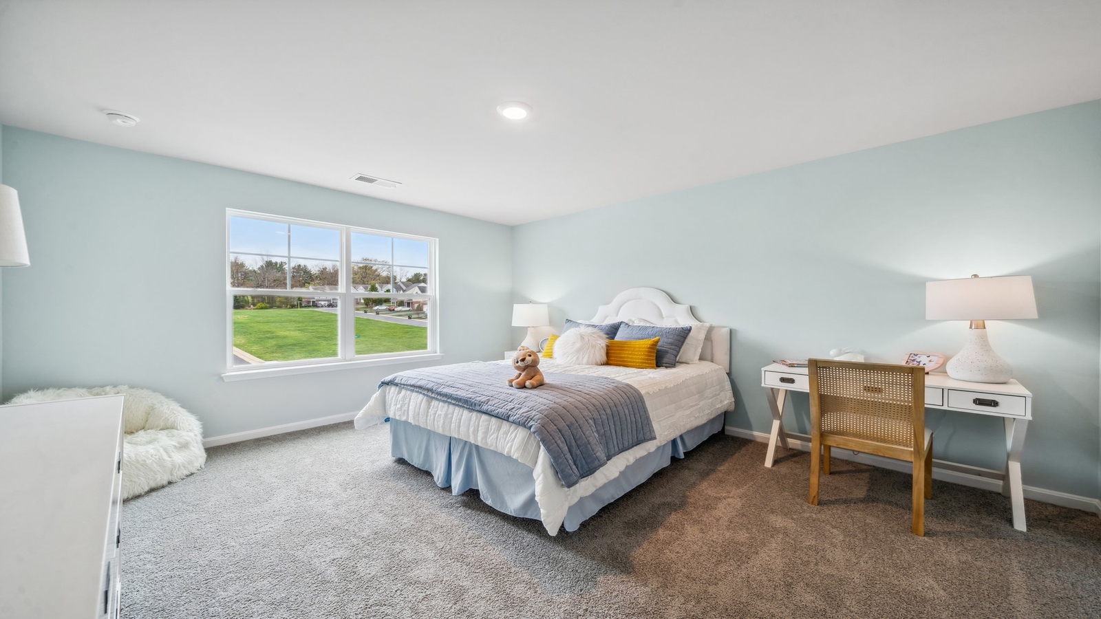 Secondary Bedroom, Flex-Office, Study, Entertainment, Game room in this Copper Grove at Harpers Mill new construction home