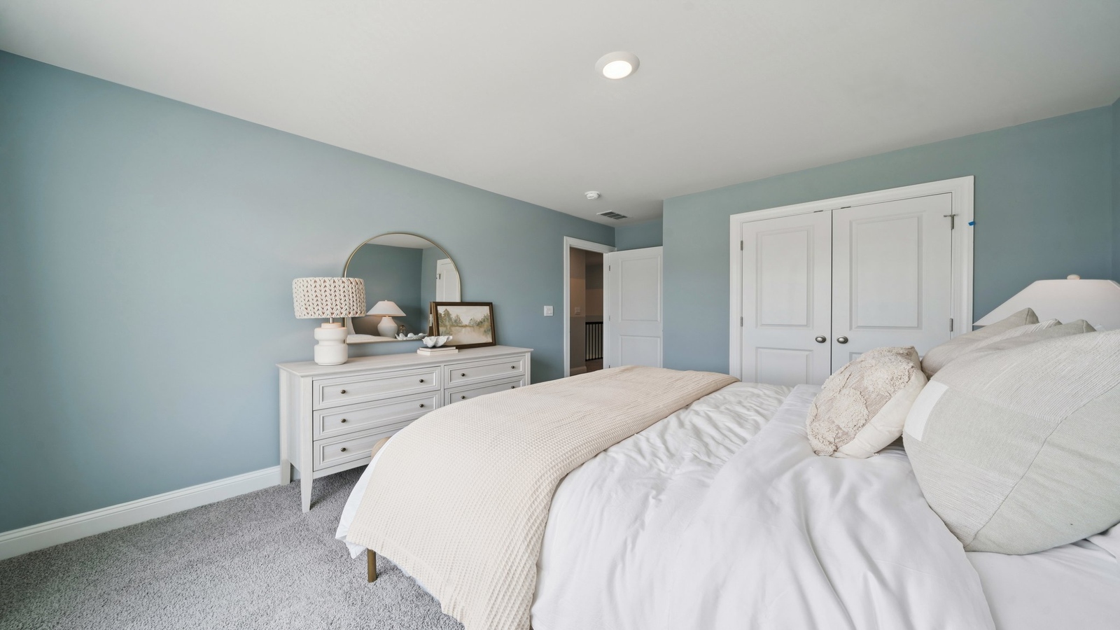 Secondary Bedroom, Flex-Office, Study, Entertainment, Game room in this Copper Grove at Harpers Mill new construction home